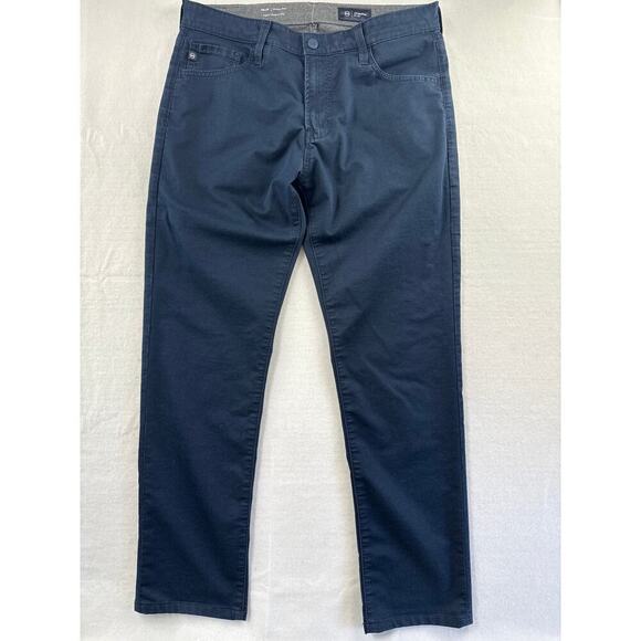 Men’s AG Los Angeles Dark Blue Wash Modern Slim Jeans Sz 32 - Picture 1 of 4
